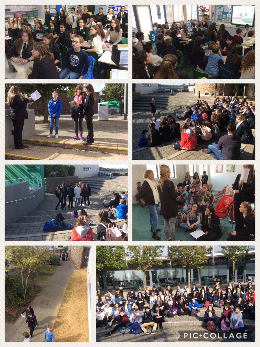 HVMFLDEPT's tweet photo. Fun had by all with visiting pen pals from Avranches https://t.co/prCbd6JPqu