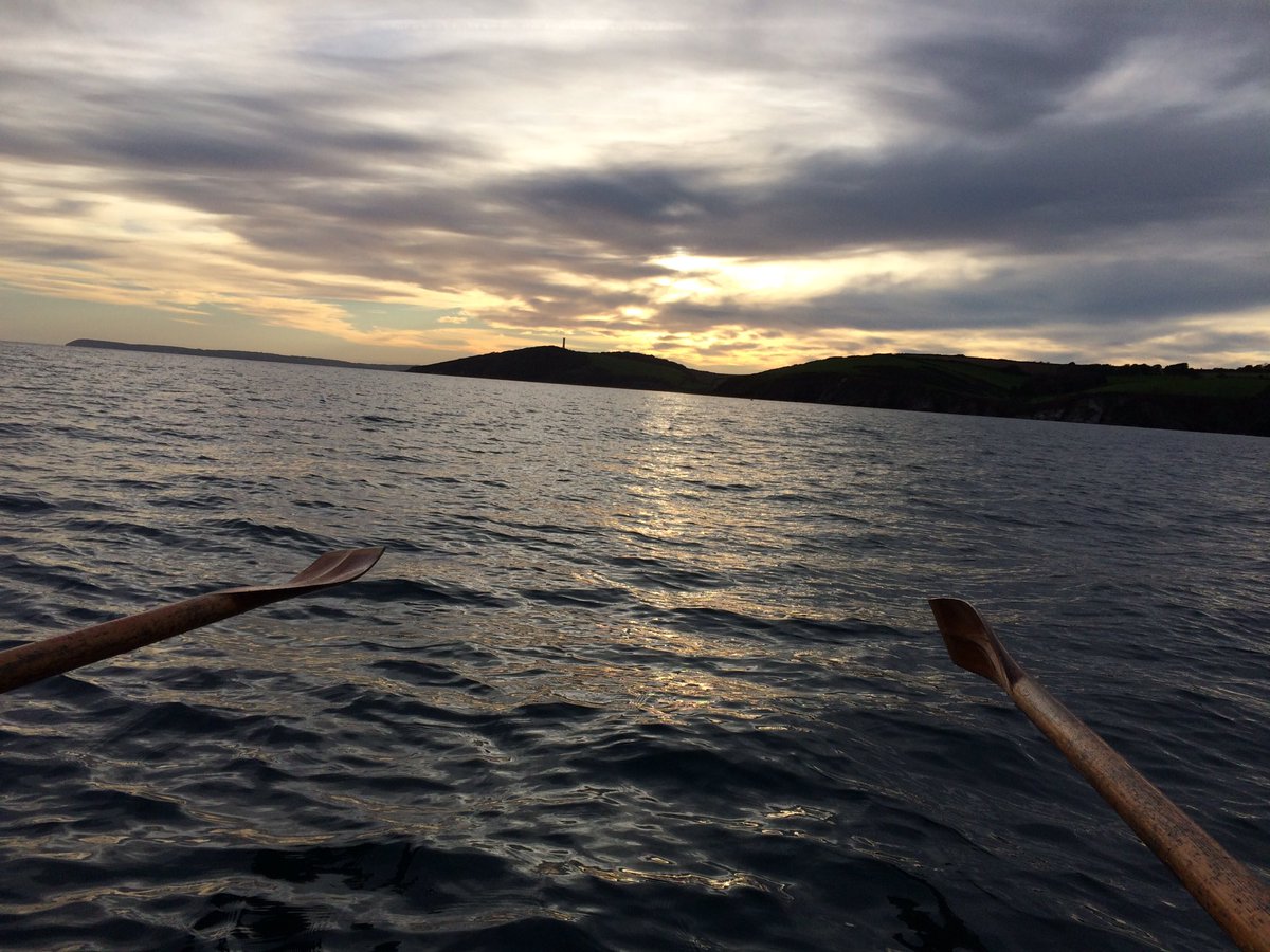 clarriscornwall's tweet photo. Perfect end to a long week #socialrowing @FoweyGigClub - looking forward to #Helford head of the river race to #Gweek tomorrow #lovecornwall https://t.co/Yy8UERJB94