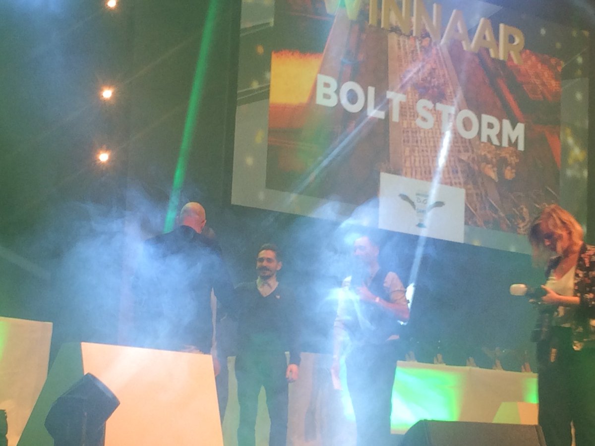 DeenMenno's tweet photo. Congratz to our incubees @KualityGames with Boltstorm being best tech achievement @NLGameAwards #dgg https://t.co/uj4zJDb4rK