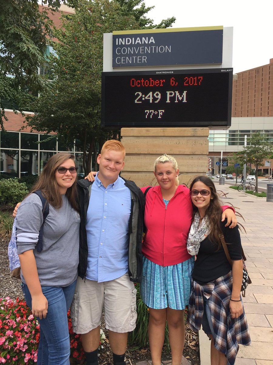 TuscaroraFFA's tweet photo. Tuscarora FFA in Indianapolis for the National Junior Horticulture Association convention and competition. https://t.co/TQZTt0QPnx