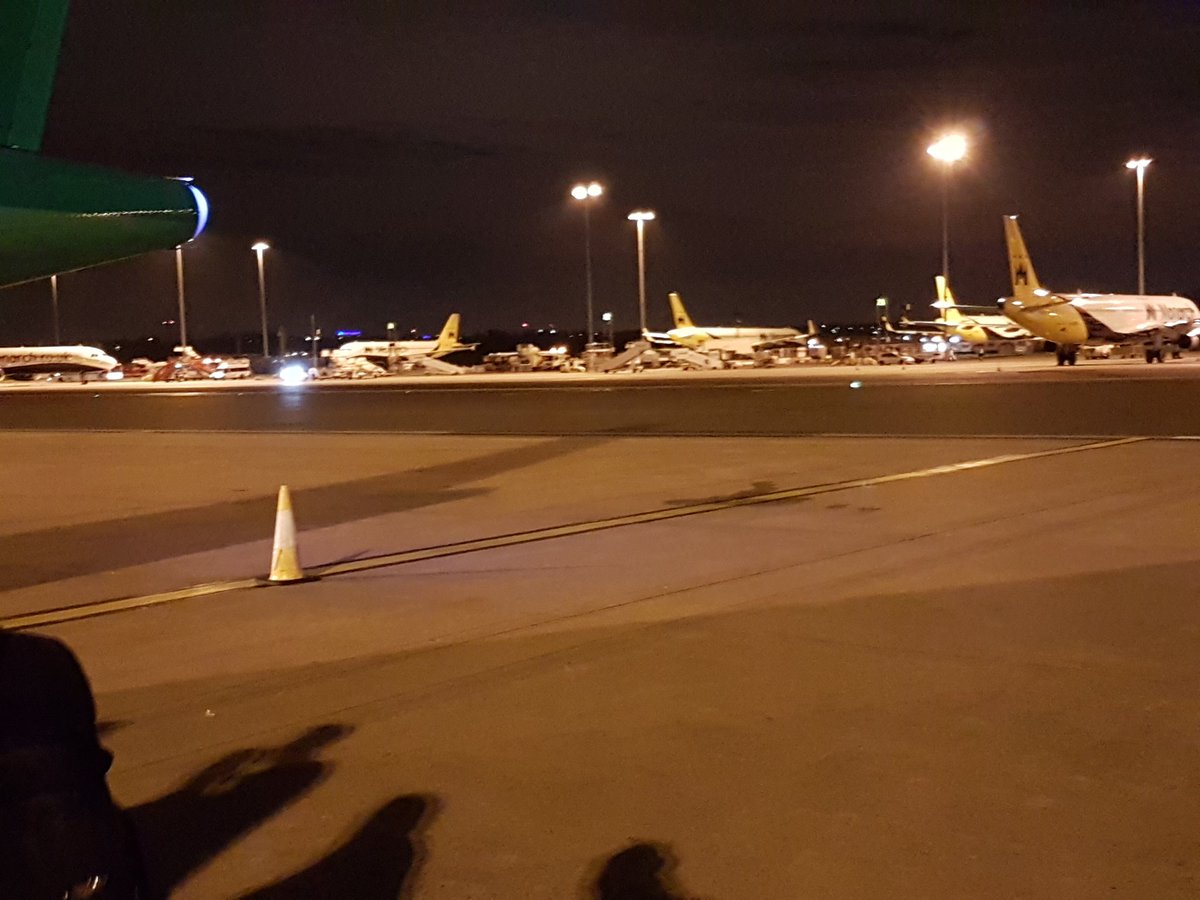 hsbcad's tweet photo. In the face of adversity....not nice to see all these monarch planes parked up in Birmingham.... https://t.co/Qiv411lzl2