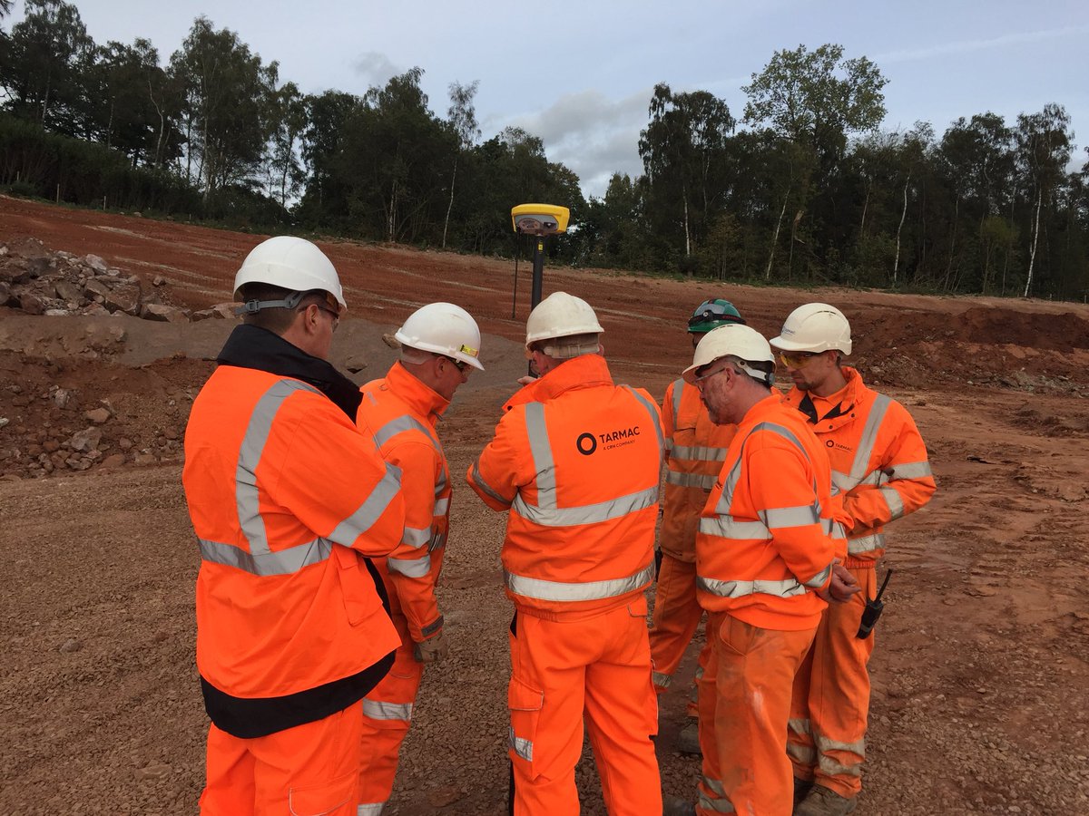 surveymax's tweet photo. Great afternoon with  @TarmacLtd surveying planned change with @GEOMAXofficial GNSS. Thanks to @visualize_uk. #Quarry #AllAboutTheBase. https://t.co/Y3auSWAyPj
