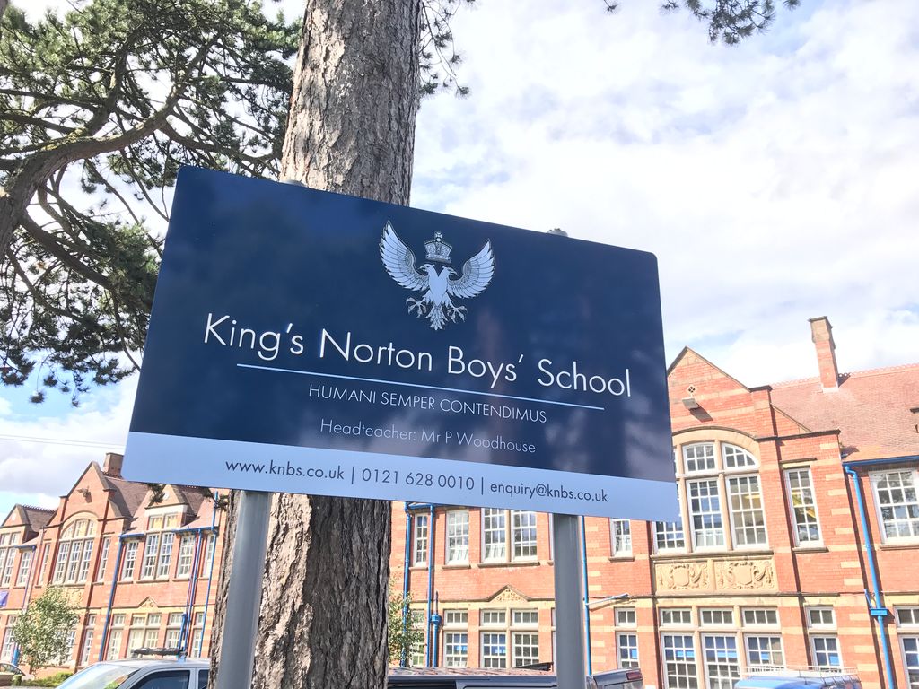 mediacoll's tweet photo. Brand new school signage for King's Norton Boys School is looking simply stunning. 
#SchoolSignage #Design #Education #DesignforSchools https://t.co/0Gb0VBoCgH
