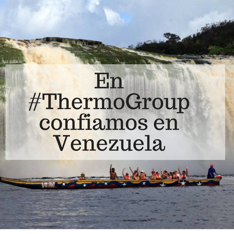 ThermoGroupVzla's tweet photo. Desde #ThermoGroup tenemos plena confianza en Venezuela y es por ello que seguimos invirtiendo en el país. https://t.co/Rbn8a1yFn4