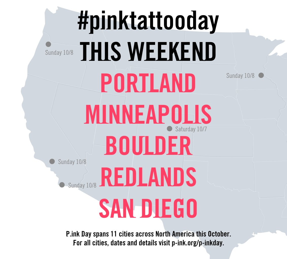Monday morning's mirror will look a lot more colorful for 28 #breastcancer #survivors.  We 💕 you all. #pinktattooday p-ink.org/p-inkday
