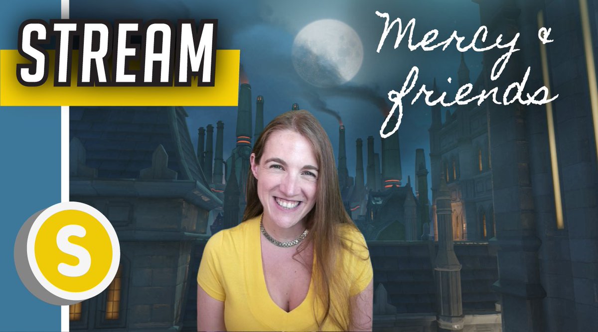 OverwatchSarah's tweet photo. Stream starting now! Overwatch Friday with Mercy and friends. Come hang out with us at https://t.co/jhTxN1PwTW https://t.co/OUceV3Nrj3