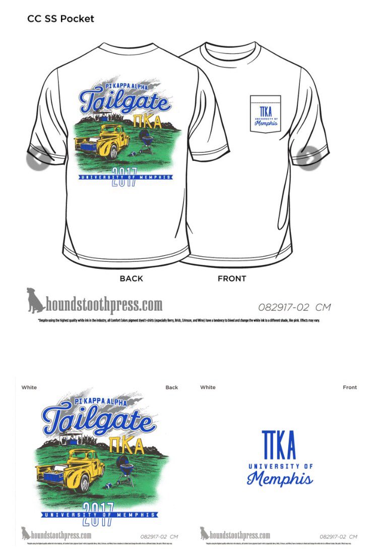 Order our fall tailgating shirt here: houndstoothpress.com/university-of-… Pin is "Tigers" #RushPIKE
