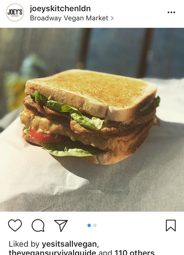 joeyskitchenLDN's tweet photo. Why yes, that is a vegan grilled cheese sandwich inside a club sandwich available @BroadwayVeganMK TOMORROW 🚨✨ https://t.co/UXjmv7CmEI
