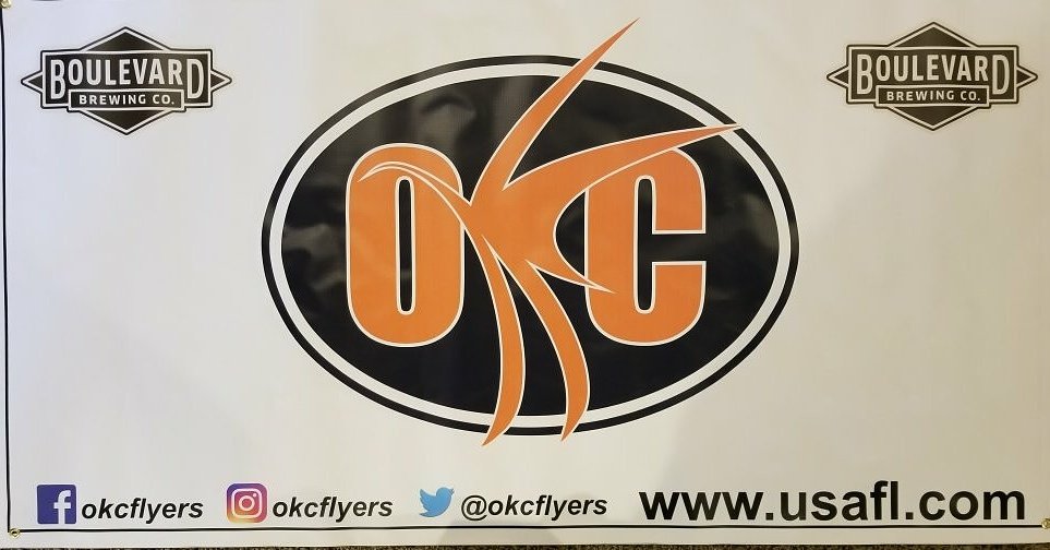 A big thank you to Boulevard Brewing for their support! #WinninginOKC #OKCFlyers #OklahomaFootyClub #USAFL #Boulevardbrewing