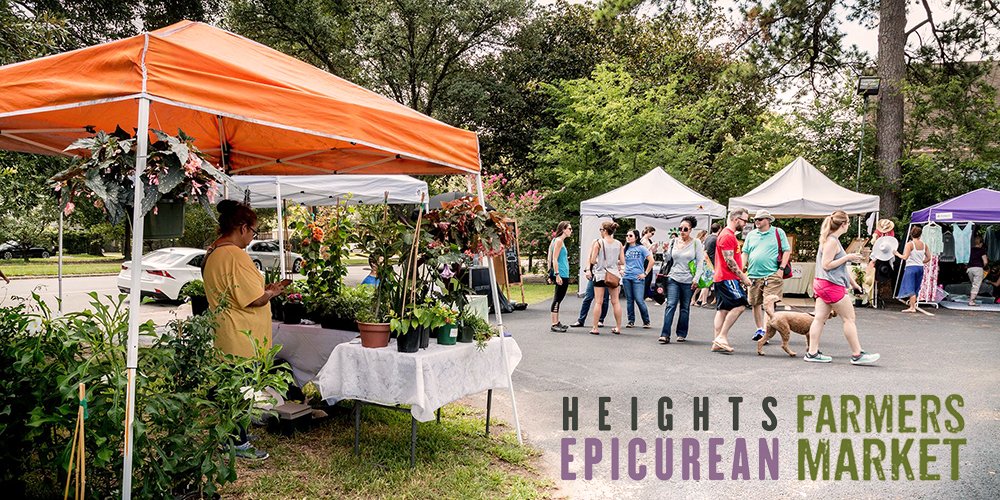 Shop local this Sat. 10/7 at #HoustonHeights Epicurean #FarmersMarket ~ seasonal produce, local honey, baked goods! facebook.com/events/1514554…