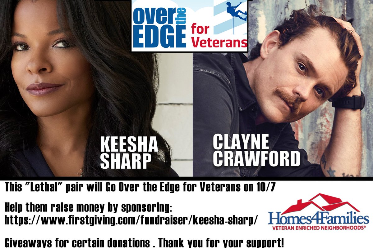 Thanks for helping us reach our goal!! You can still give (&amp; get giveaways) since it all goes to <a href="/Homes4Fams/">Homes4Families</a> #THANKYOU <a href="/ClayneCrawford/">Clayne Crawford</a>