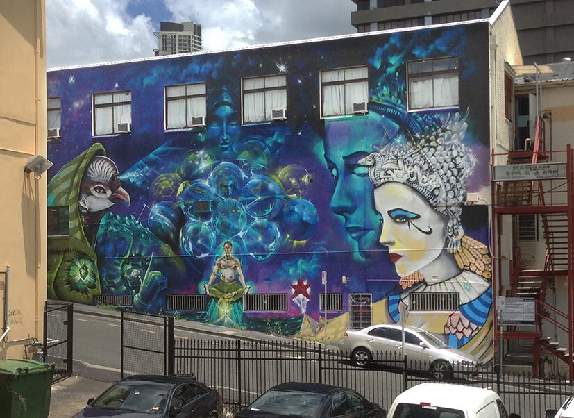 #Mural #streetart #Brisbane #Australia #graffiti #streetart #art