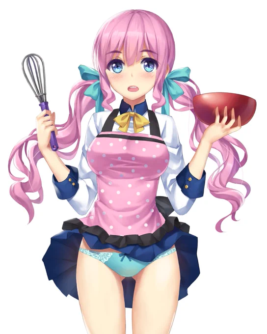 一緒に料理作りましょうか...きゃああ!!Wanna cook together... Kyaaa ! 