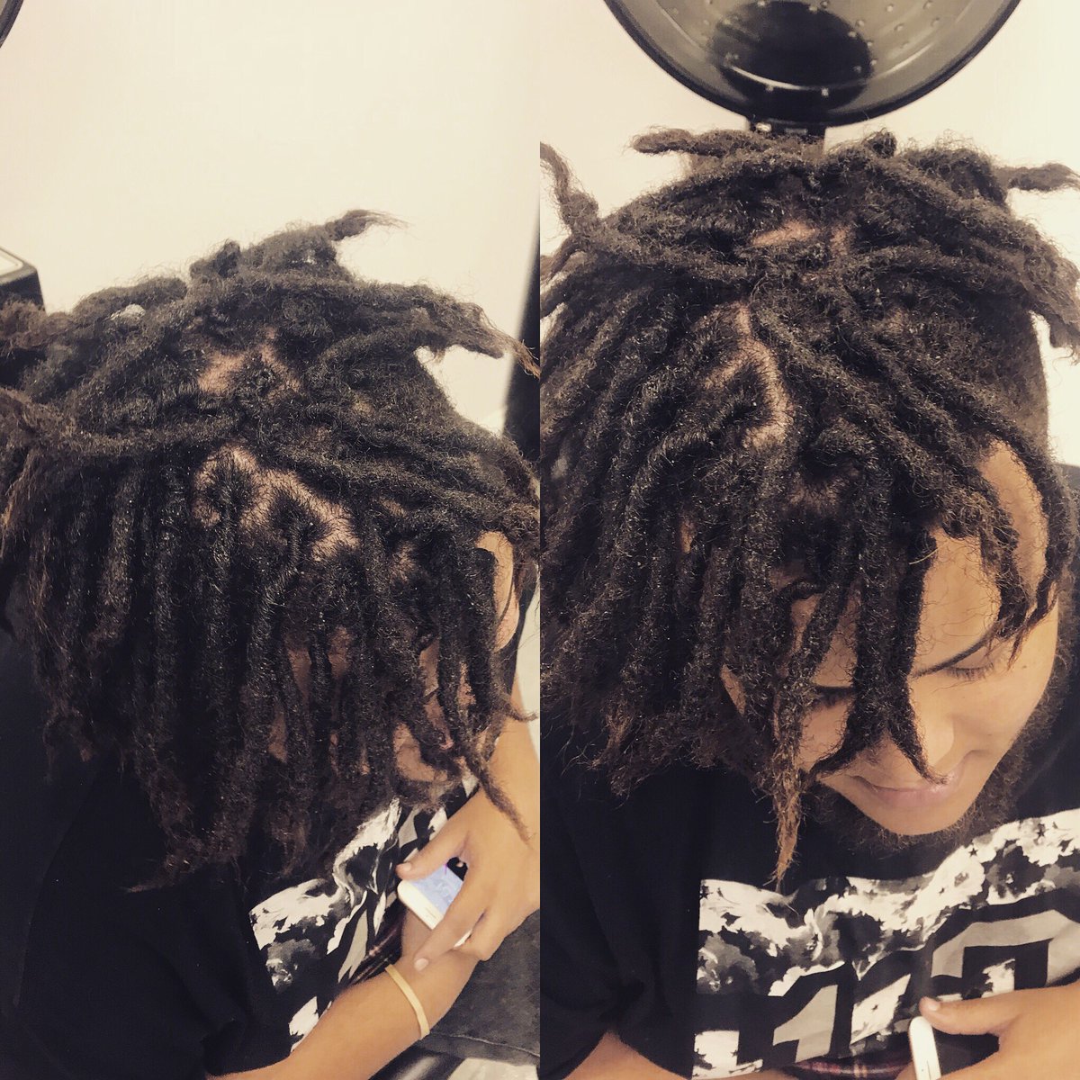 IndigoDrybar's tweet photo. Don’t let life get you twisted, but come to Indigo &amp; get your dreads twisted. Feefee did it again #indigodrybar #indigoxtremedrybar #dreads https://t.co/j2qdimPPBg