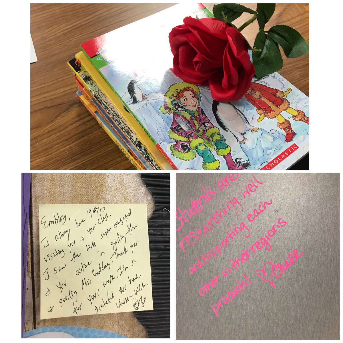 TeacherEmbley's tweet photo. Fri-YaY lovelys! #wordsofaffirmations #ilikebigbooksandicannotlie #wcerangers https://t.co/YpTlZuUGzu