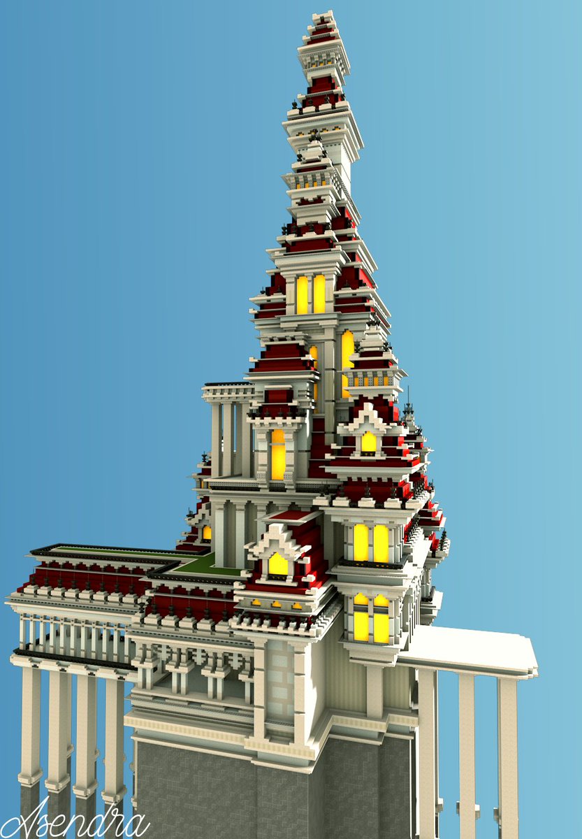 AsendraMC's tweet photo. Simple castle i made on @BuildersRefuge :) https://t.co/mPobUySpEF