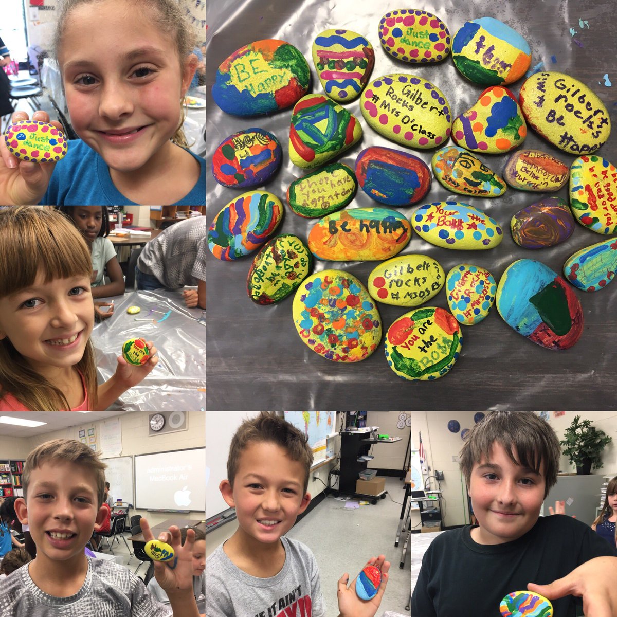 MrsKooswald's tweet photo. When the news is bad.... sometimes you have to choose to create something good! #GEScares @GESIndians #gilbertrocks https://t.co/ysSNQt1ekC