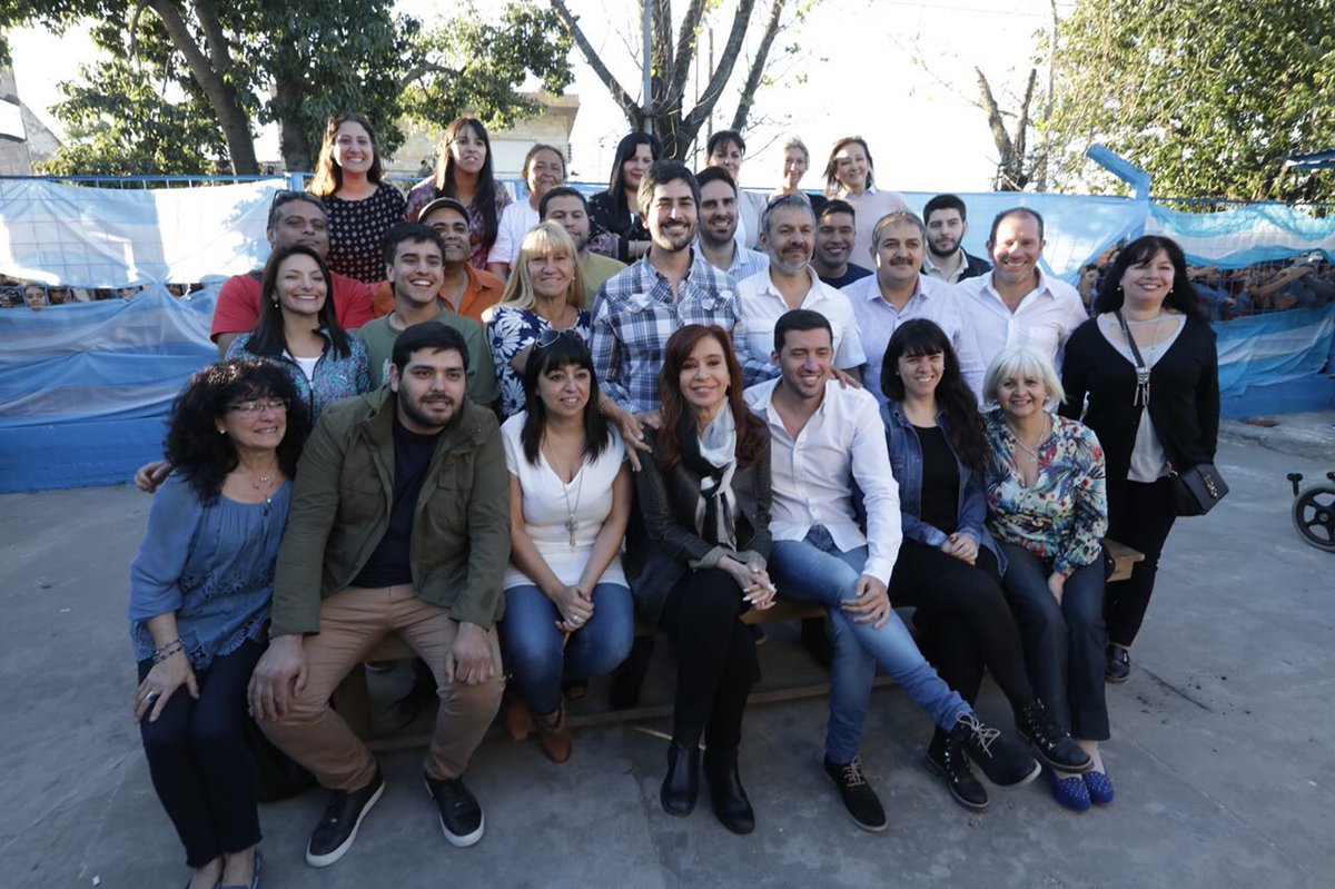 Con las candidatas y candidatos de Quilmes #CristinaEnQuilmes