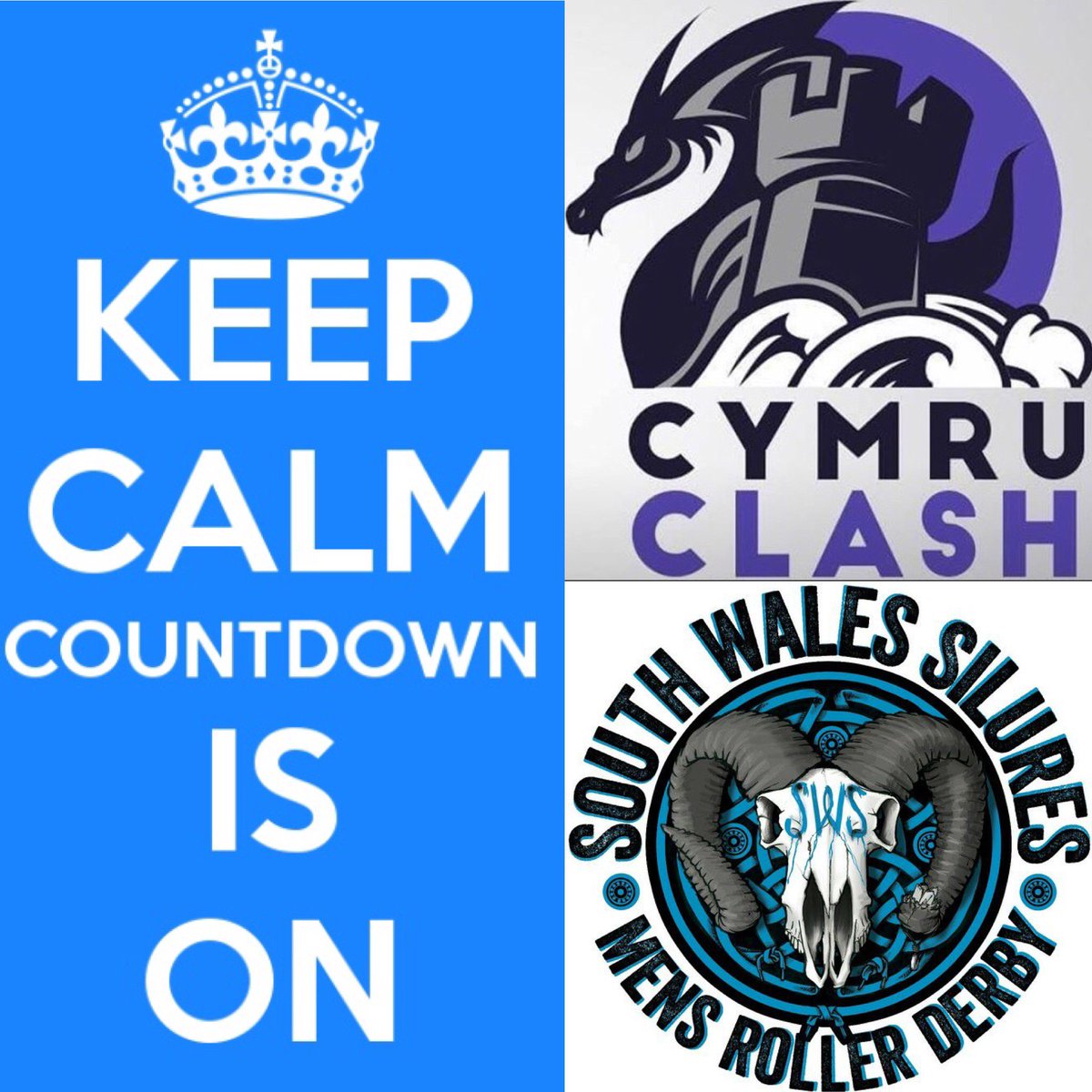 Not long now until @cymruclash! Hope you’re all looking forward! #cymruclash #swsrollerderby #mrdachamps2017 #mrdachamps #rollerderby #merby