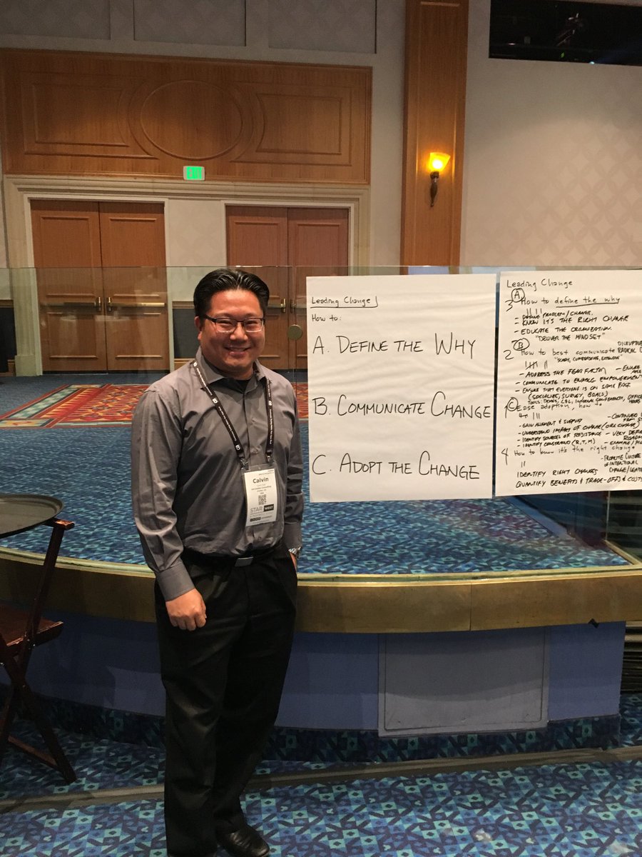 jefferyepayne's tweet photo. Leading Change team #STARWEST #TQLS https://t.co/JVf51C6aCf