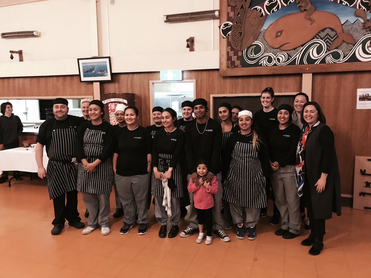 ToiOhomai's tweet photo. Spectacular evening of manaakitanga with NZ Cert. Cookery (L3) students at Huria marae. Ka puta a pito 👌 https://t.co/Mt8rWNmWsS
