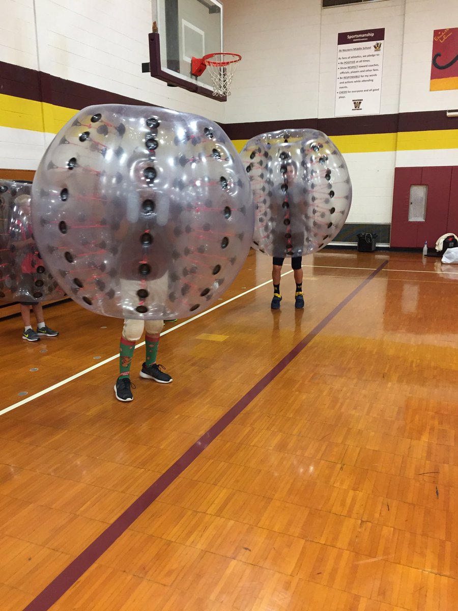 MSPantherFBall's tweet photo. Middle school football having fun with Knockerballs today! https://t.co/ig2PEyBZYg