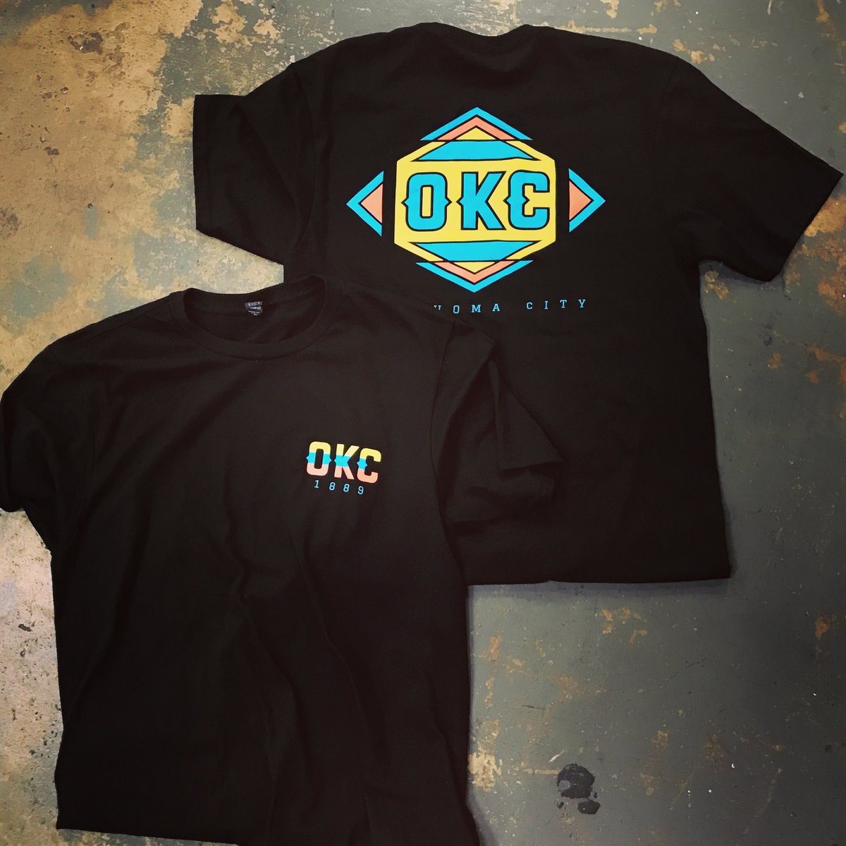 PRNTSHOP's tweet photo. It’s game day in OKC again! Our newly released #OKCNative shirt is available at https://t.co/d9M81oEjS8 for $10. https://t.co/Y48Hqb9boq