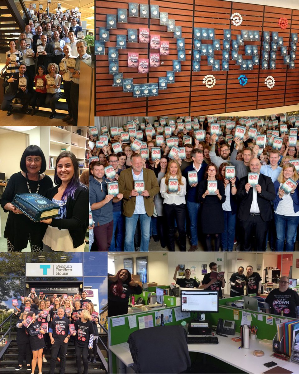 Heartfelt thanks to my publishers around the world for launching Origin in such spectacular fashion! -DB