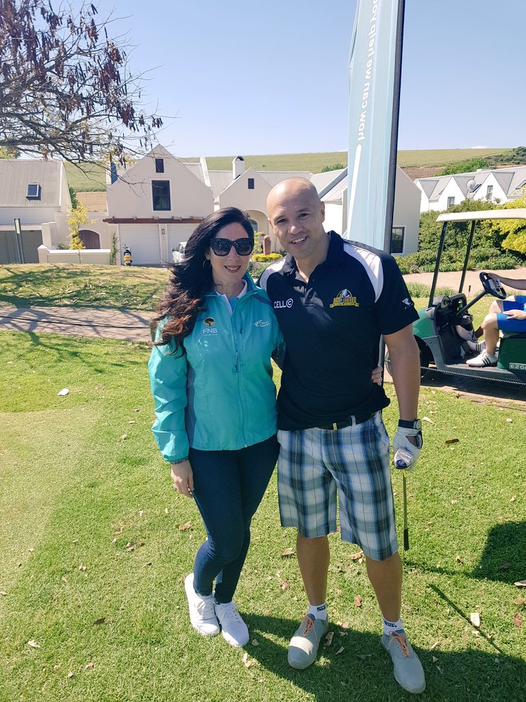 pearl_nel's tweet photo. #TouchPauseEngage - our @FNBSA 4ball included #SpringbokLegend #ConradJantjies. @DeZalzeGolfClub @TrebleGroup #SSC. #LoveRugby ππ https://t.co/wUT6FcubdA