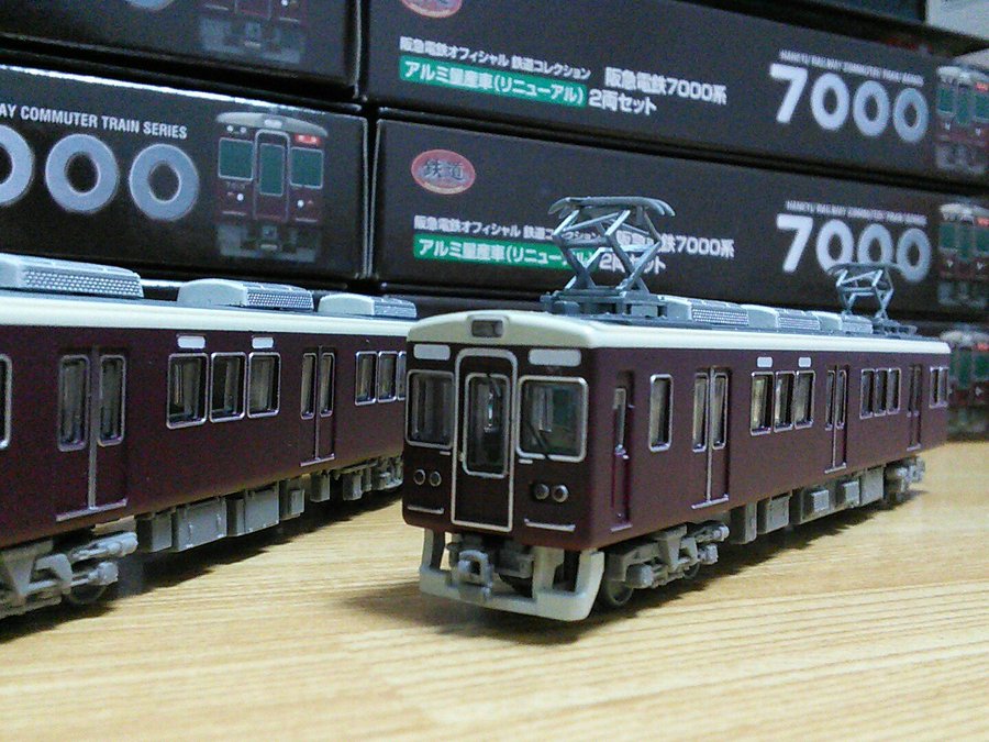 加工品】鉄道コレクション 阪急電鉄 7000系リニューアル車 7019編成