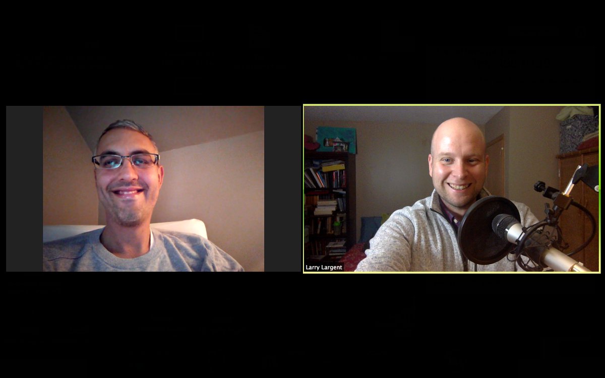 BiblicalRemains's tweet photo. I had a great time talking with Dr. Adam Miglio of Wheaton about Mari and its implications for pastoralists in the OT https://t.co/bxUvGLlGII