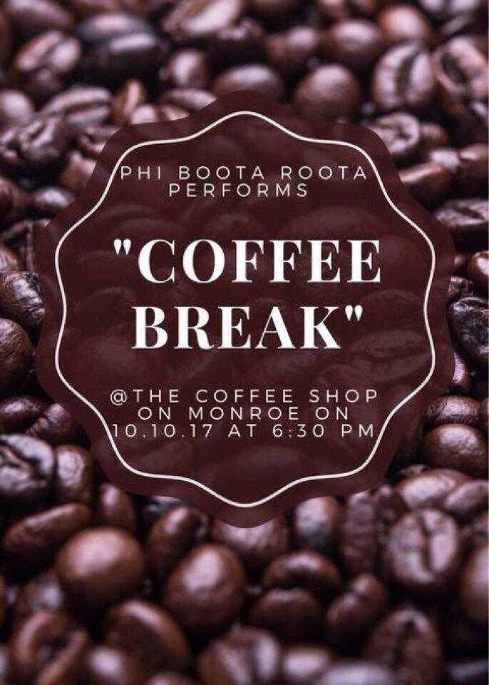 CoffeeOnMonroe's tweet photo. PHI BOOTA ROOTA is kicking off our OPEN MIC NIGHT this Tues. @ 6:30! See you there!
🎭🎤🎸☕️🍪 https://t.co/O98Y4weMyX