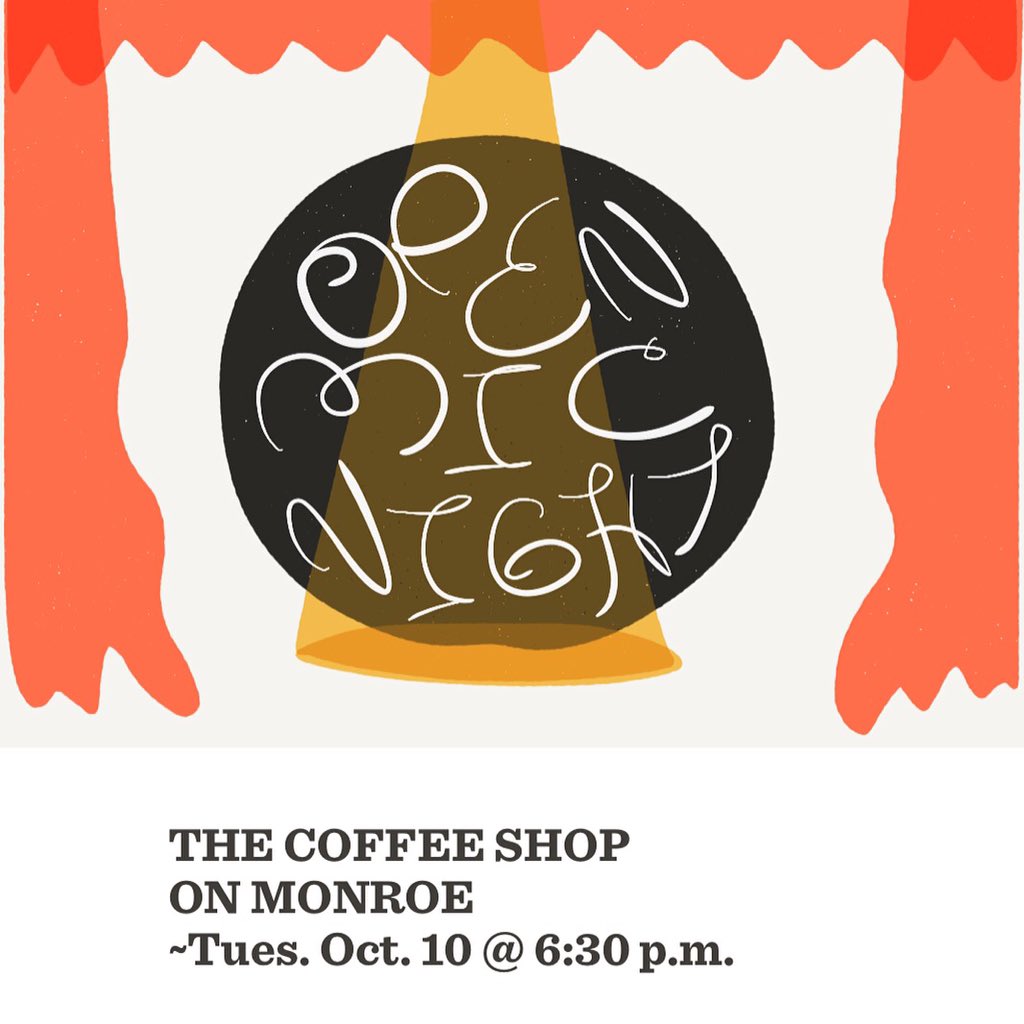 CoffeeOnMonroe's tweet photo. #OpenMicNight @ The Coffee Shop on Monroe! https://t.co/KmjcIcP4fq