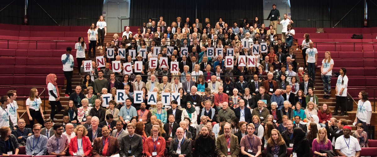ICAN_UK's tweet photo. Thank you ICAN UK partners &amp; friends who work hard to #ScrapTrident &amp; show no signs of stopping.This was your day! #NobelPeacePrize2017 https://t.co/3MRO0UcpFL