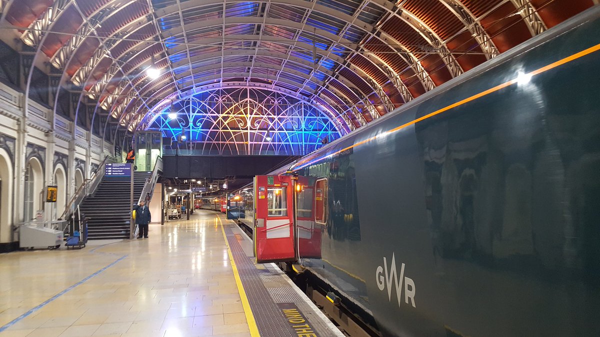 annabellet's tweet photo. Next stop Cornwall. OK, well.actually its Taunton...but still. Riviera Flyer. Feeling v Agatha Christie #murderon... https://t.co/0cMlw0Qk0A