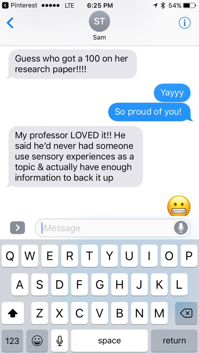 When a former student texts to let you know you're still having a positive impact on her education 😍 #whyiteach