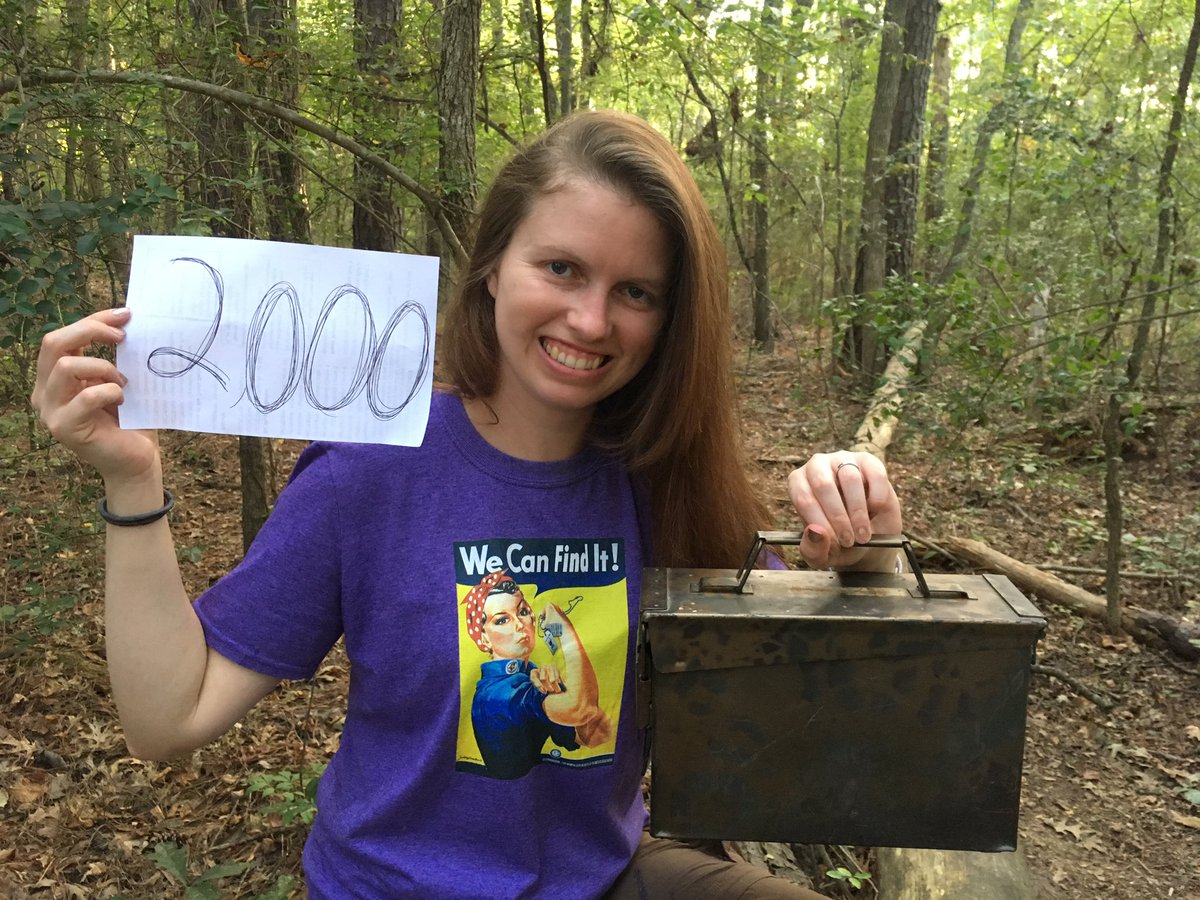 SuperNateTN's tweet image. Very proud of @called2care. Major milestone on the trails today. Wooohooo!
#Geocaching #GoingCaching