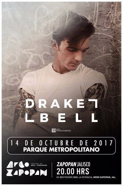 Setlist_me's tweet photo. . @losmanejadores presentan a @DrakeBell este próximo 14 de Octubre en el @parquemetro_gdl #DrakeBellHonest #DrakeBell https://t.co/Hr4ccDJrqp