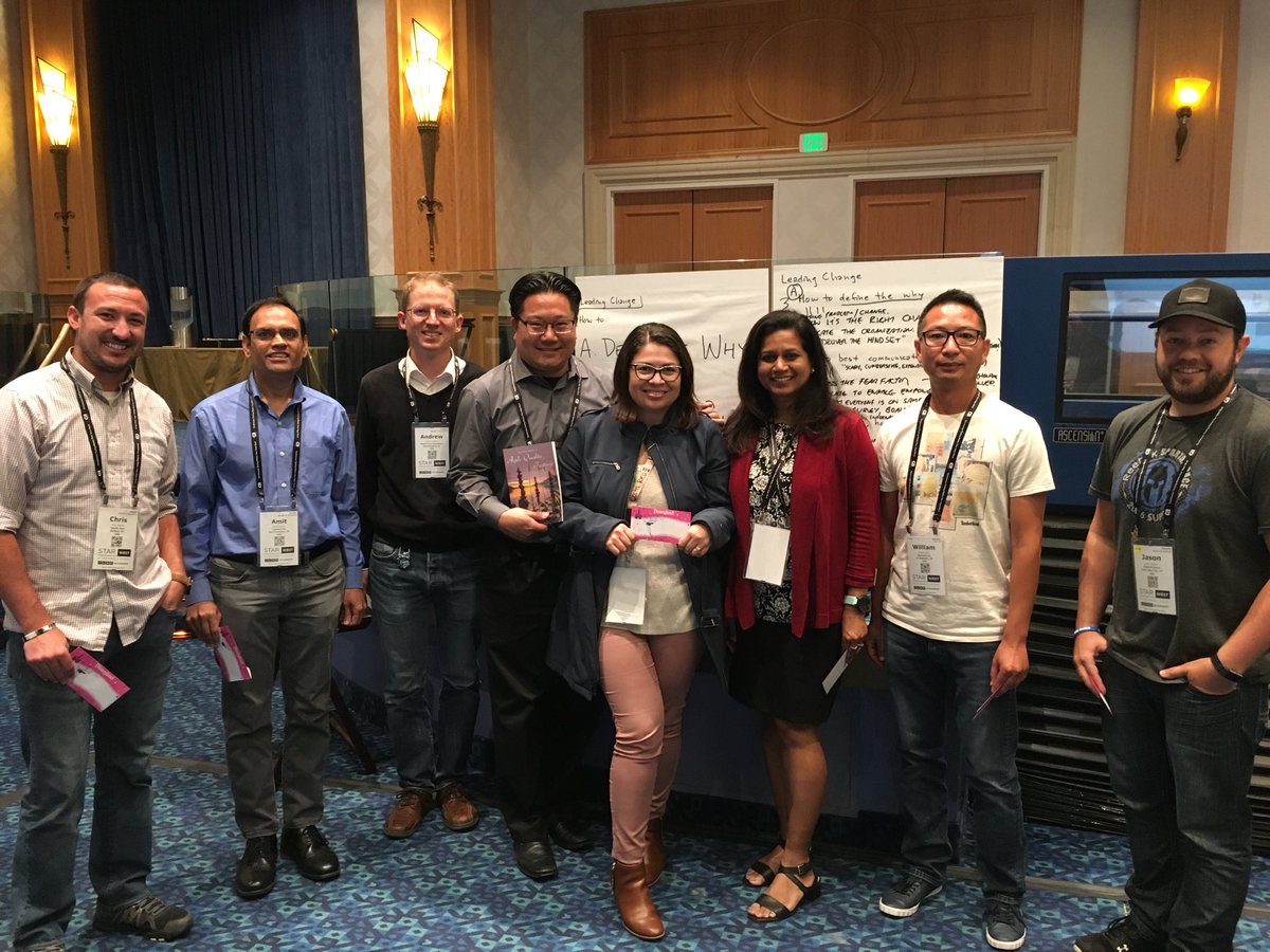 jefferyepayne's tweet photo. Leading Change team wins prize for best leadership presentation/results at #STARWEST #TQLS Disney gift certs for all! https://t.co/PK3MvsrJ4Z