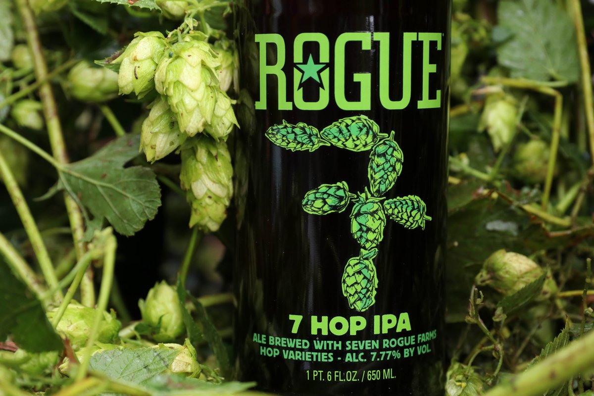 RogueAles's tweet photo. On 10/7, we're opening a bottle with 7 of 10 hops. Want some? https://t.co/AkJVf0z4Al #7HopIPA https://t.co/Vbglhsgral