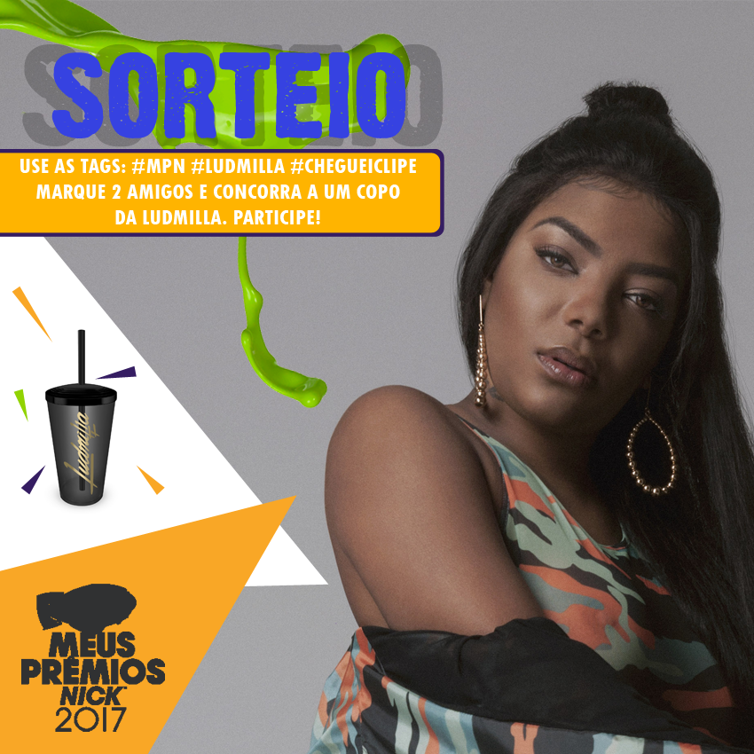 Marque 2 amigos e use as 3 hashtags! Quanto mais tweets fizer, mais chances terá de ganhar. META: 5000 tweets. #MPN #Ludmilla #ChegueiClipe