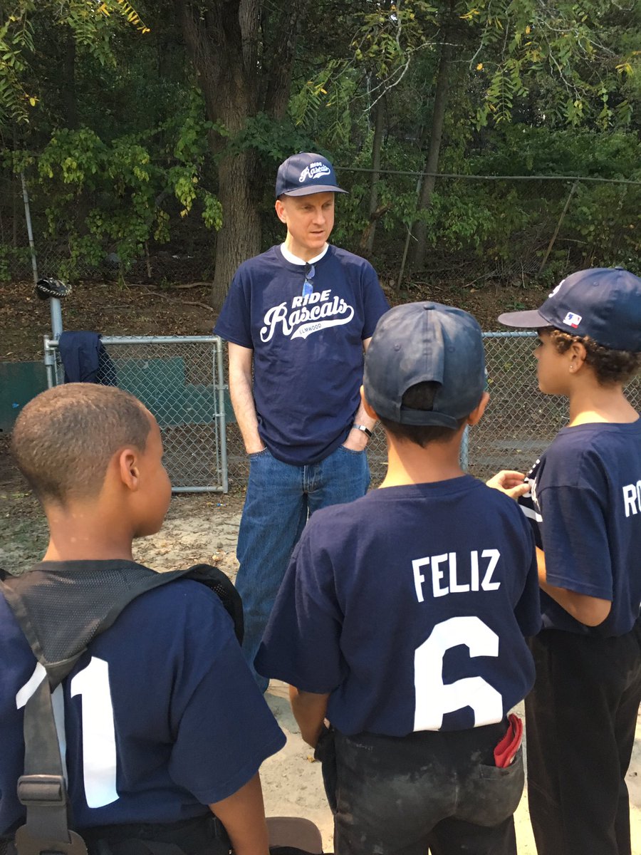 RIDeptEd's tweet photo. Commissioner Wagner had a great time meeting and cheering on the players of the RIDE Rascals Elmwood LL team he sponsored #GoRascals https://t.co/Jqp0IUxNPV