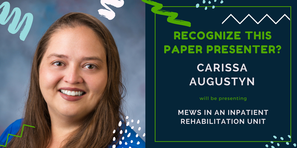 AssocRehabNurse's tweet photo. Recognize this paper presenter? Hear from Carissa Augustyn, CRRN at REACH 2017! https://t.co/rCNMJRgn2b https://t.co/oCSYGVK5fo