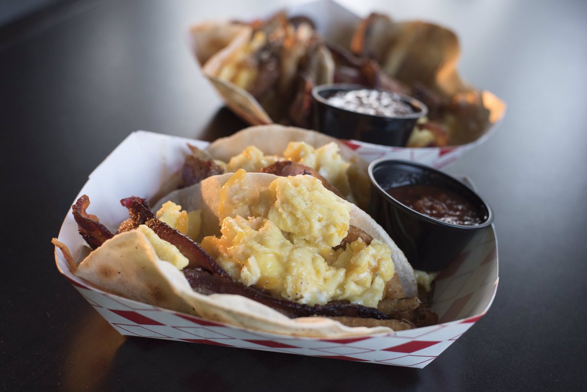 SaySheAteTX's tweet photo. Come get your evening breakfast taco fix @themixsatx tonight #duckfatfryandegg https://t.co/TcmhvUVQlp