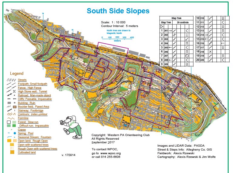 wpaorienteering's tweet photo. #StepTrek #Pittsburgh #SouthSide #SouthSideSlopes #Festival #Orienteering #PublicSteps #PublicStairways Urban Topographical Map https://t.co/oslBfljq6i