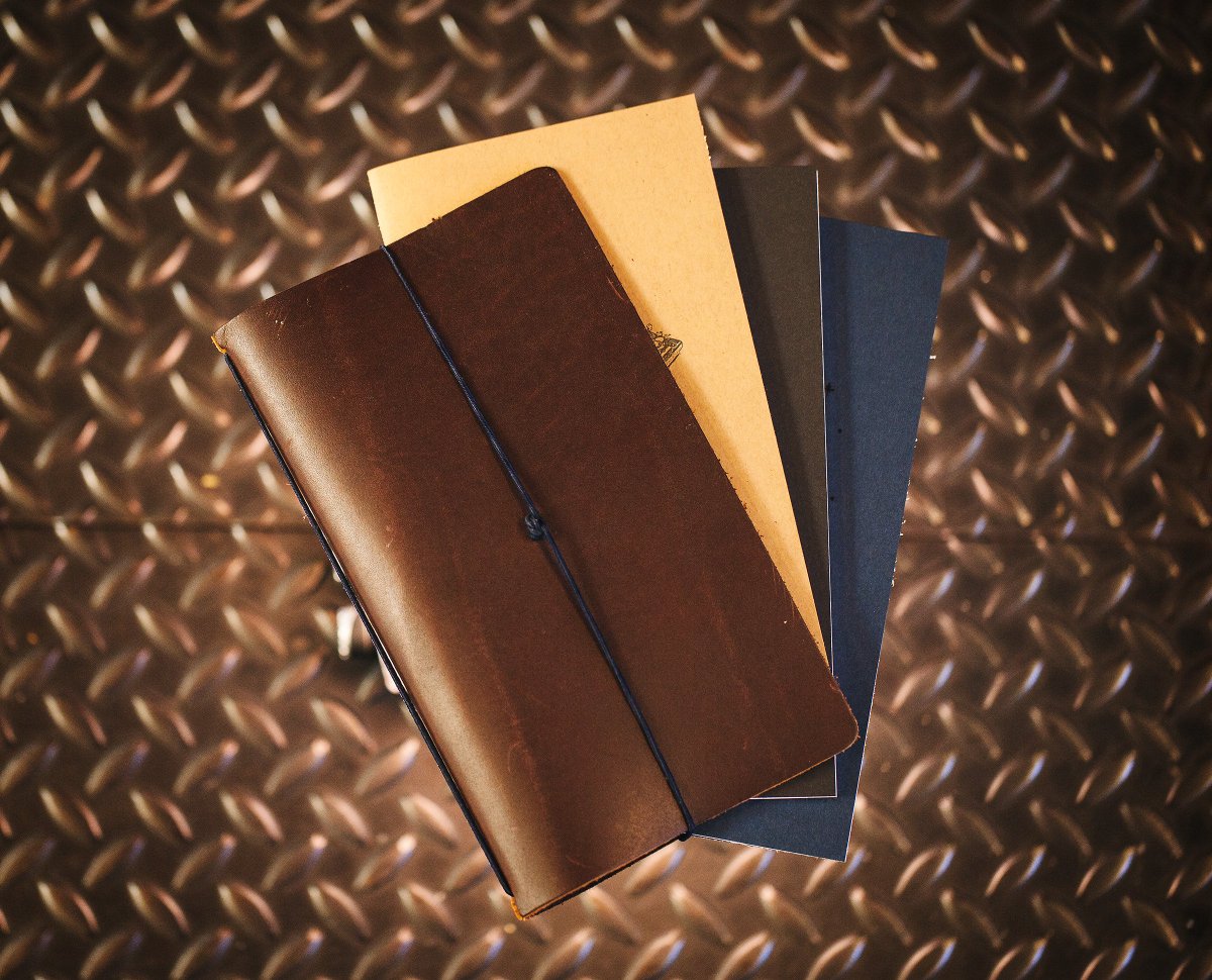 bad_robot's tweet photo. RT for a chance to win a leather cover &amp; a set of notebooks – made at the Bad Robot Workshop! https://t.co/ZmL6mw6w51