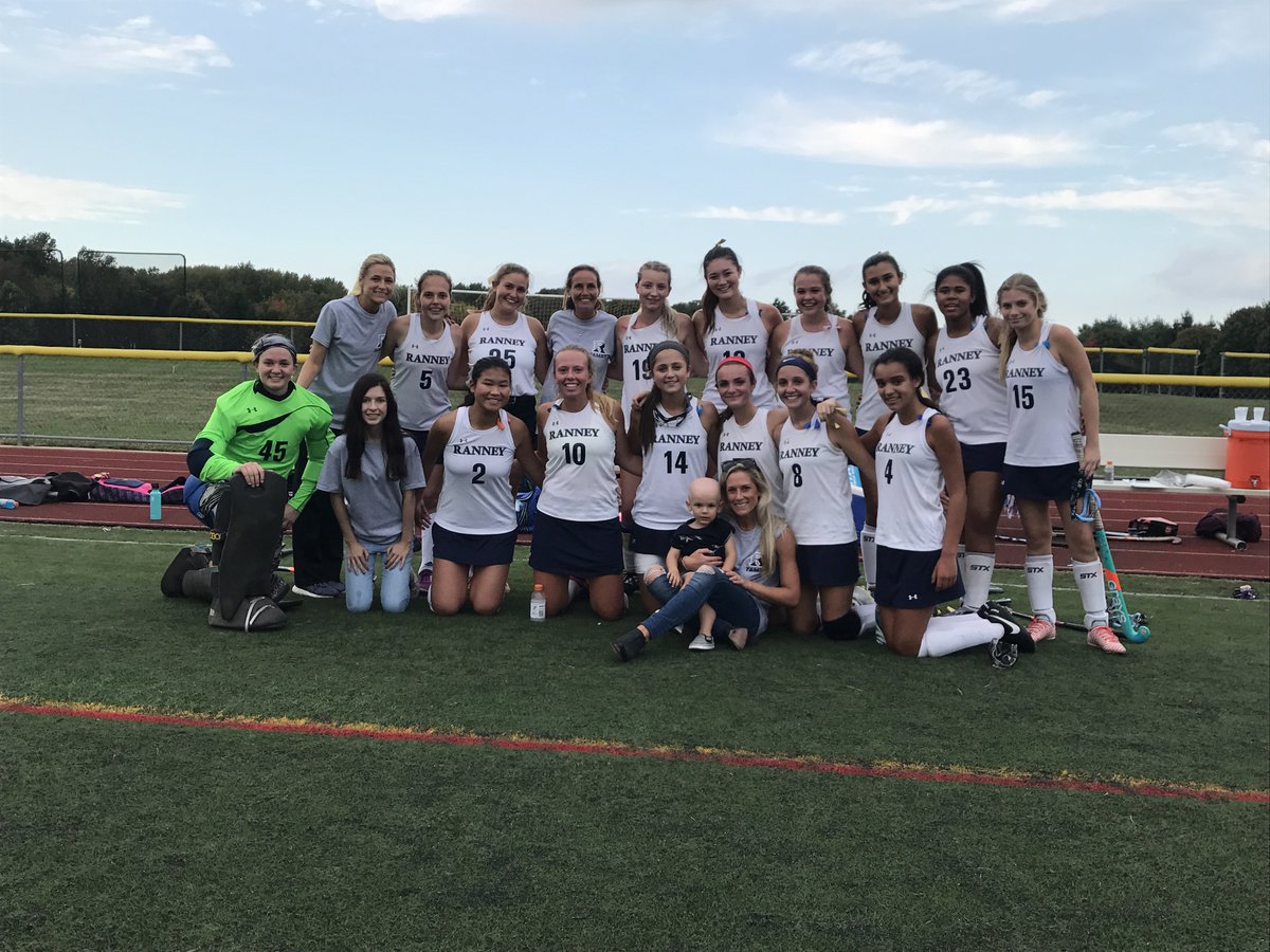 RanneyAthletics's tweet photo. "R" Family Fights for Teddy!
Congratulations Field Hockey on a great win, but more importantly for making Teddy feel so special! #StJude https://t.co/W0vkHNxJPG