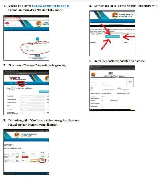 Pagi Sobwas

Semoga ini bs membantu Sobwas yg belum berhasil cetak kartu pendaftaran

Utk yg sudah berhasil, saling membantu informasi ya🙏