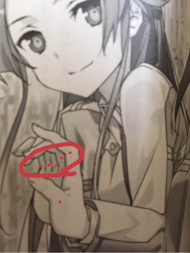 まいそん A Twitteren Sao19巻見てたら友達が見つけた これって作画ミスだよね 指は5本であってるけど 付け根のところが6本有る もう先に誰か気づいたのかな Rt フォローお願いしますm M 拡散 Saoが好きな人rt Sao3期 アリシゼーション 作画ミス まいそん A Twitteren Sao19巻見てたら友達が見つけた これって作画ミスだよね 指は5本であってるけど 付け根のところが6本有る もう先に誰か気づいたのかな Rt フォローお願いしますm M 拡散 Saoが好きな人rt Sao3期 アリシゼーション 作画ミス