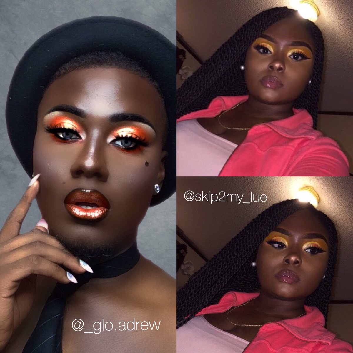 DrewGlamour_'s tweet photo. My collab with this beautiful artist follow her on IG @skip2my_lue 
Amazingly talented she is❤️✨ https://t.co/yx1bUOnDXh